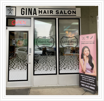 Large gina hair salon